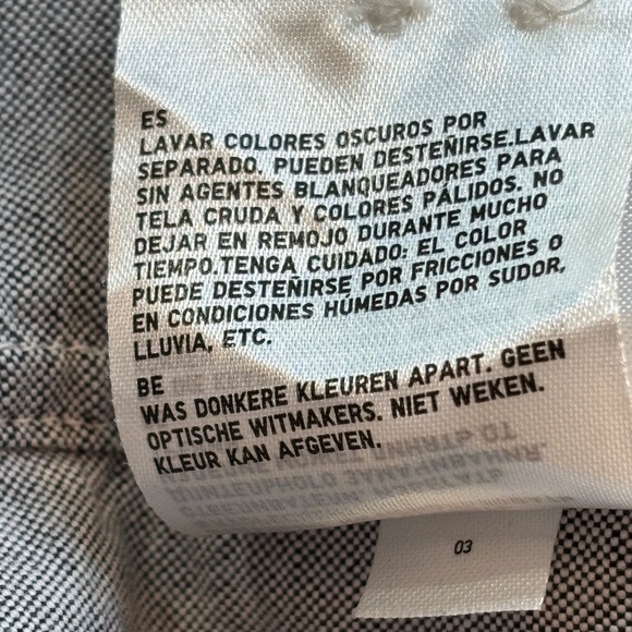 Uniqlo Men’s Oxford Slim Fit Button-Down Shirt Gray Cotton Size M Classic - Picture 11 of 11